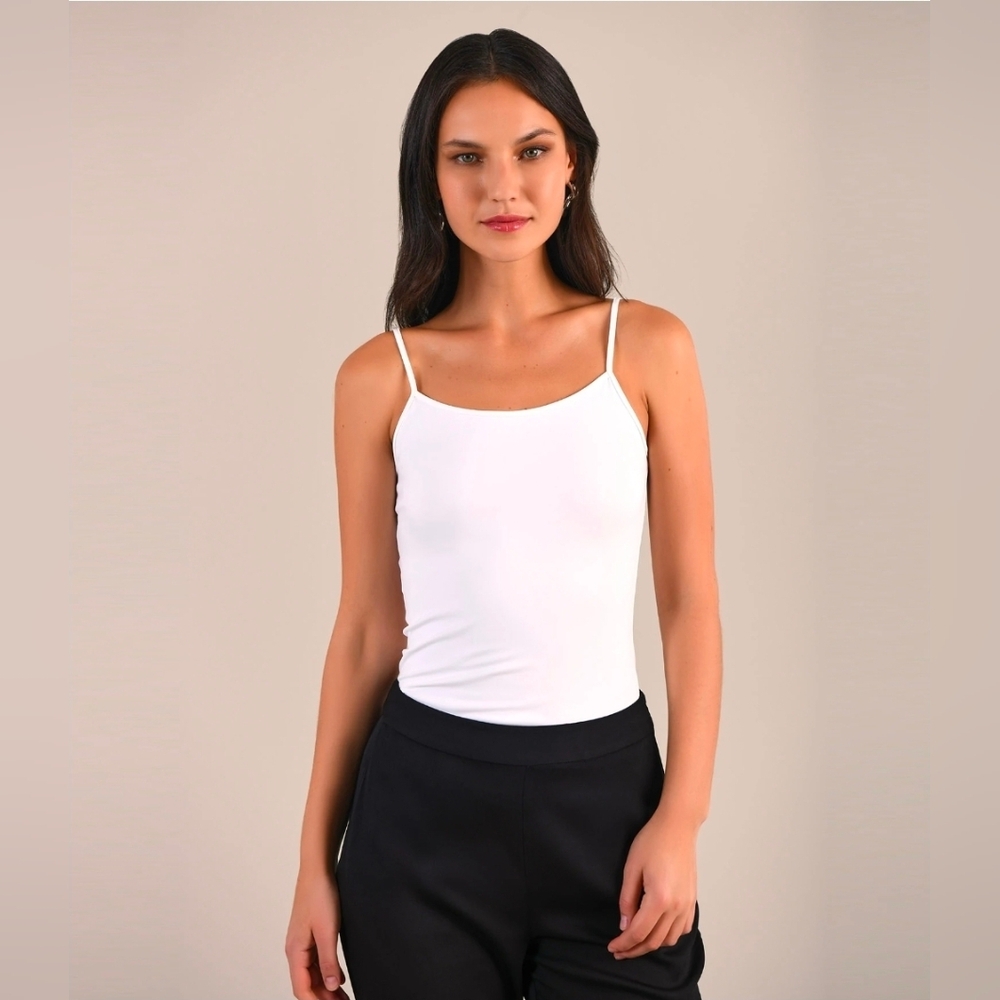 Anne Fontaine Cintia Camisole White Sz 8